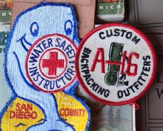 Boy scout patches.