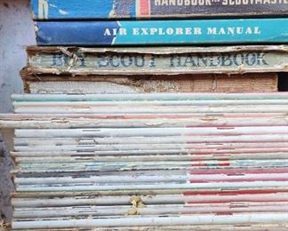 Large lot of boy scout handbooks.