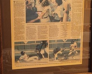 San Diego Padres old newspapers.