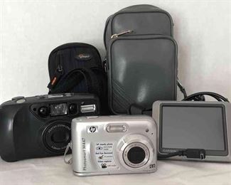 2 Cameras, Garmin GPS, 2 Carrying Cases