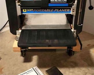 Delta 12.5in Portable Planer Small Furniture Cart