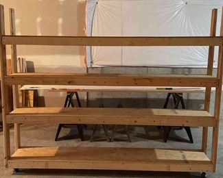 Extra Large Wheeled Shelving Unit