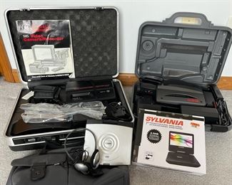 Panasonic VHS Movie Video System, RCA Flying Erase Head, DVD Players