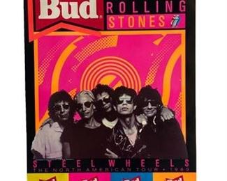 Budweiser Rolling Stones Poster Collection 
