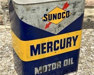 Sunoco Mercury Motor Oil Can 