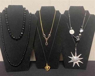 Black Accented Necklaces