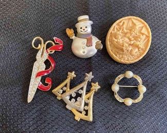 Five Different Brooches
