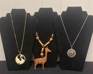 Four Animal Necklaces