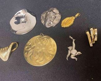 Metallic Looking Pendants