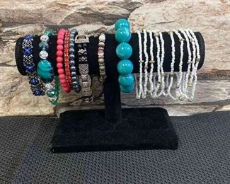 Multiple Beaded Necklaces