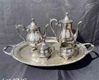 WM Roger And Son Silver Plated Bundle