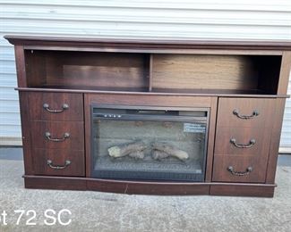 Whalen Electric Fireplace TV Stand Media Console Table