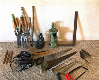Vintage Cast Iron Water Pump Tools