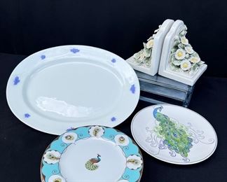 Peacock Vera Bradley Plates Bundle