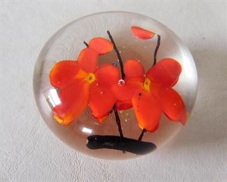 Floral Paperweight