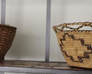 Antique Woven Baskets possible Native American