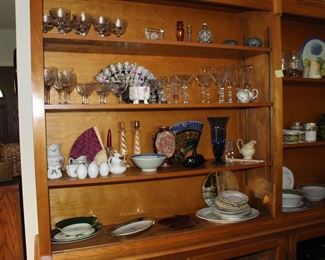 Fans, Butter Dish, Asian Bowl, Stemware, Perfume Bottles More