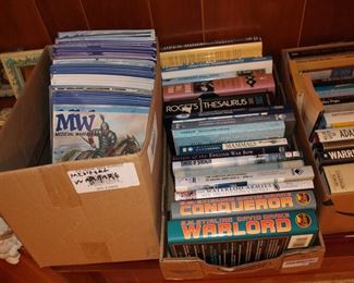 Books, Medievial WarFare Magazine, Waterloo Army, Warlords, Conqueror, Adam and Eve, More