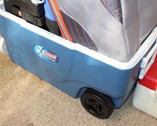 Coleman Cooler and Small Cooler