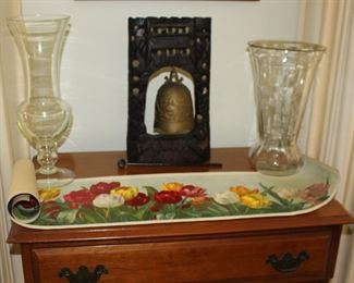 Floral Print, Vases, Bell