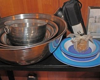 Stainless Steel Mixing and Serving Bowls
