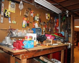 Various Hand Tools and Nuts Bolts