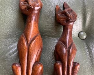 Wooden Cats