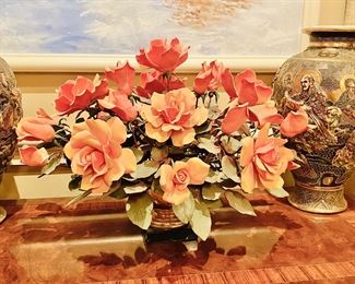 Jean Tilleaux roses arrangement 