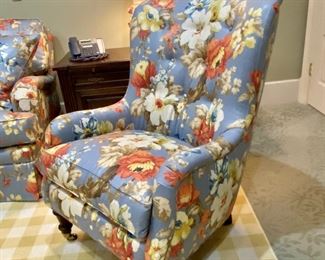 Hancock & Moore floral chair