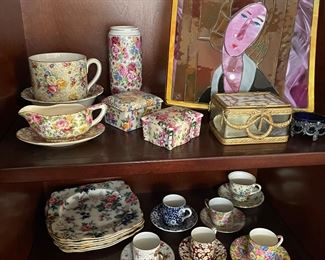 Chintz dishes