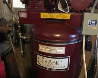 Classic Compressors - 99 gallon 5 HP, Two Stage Air compressor