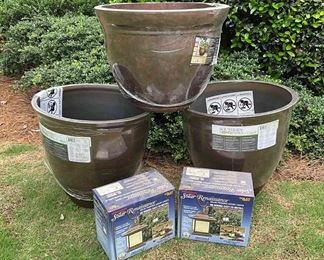 005 Three Large Pots