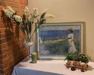 A Young Woman on the Shore