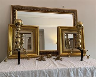 Brass Fireplace Decor