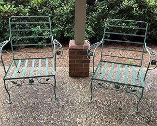 Two Metal Chairs