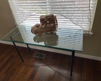 Third metal and glass table 