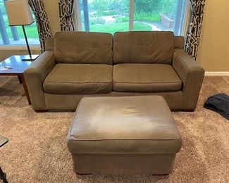 This is what the couches look like without the blue covers