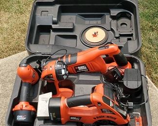 Black Decker Firestorm 12v Tool Set