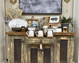Gray Rustico Sideboard