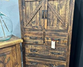 barn style tall chest