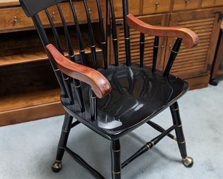S. Bent Bros Windsor Colonial Chair - etched with Emory University 