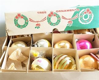 Vintage Christmas ornaments