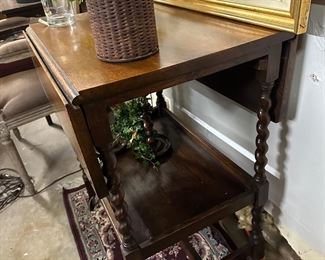 Another view of tge barley twist cart