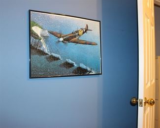 Airplane Photo Print Framed