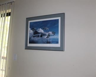 Framed Airplane Photo Print