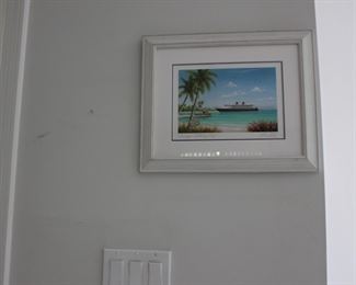 Framed Print of Island And Ocean