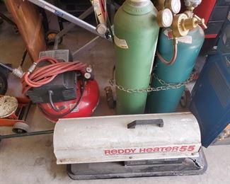 Pancake air compressor and heater