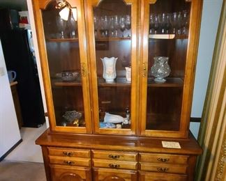 Buffet with hutch available for presale with table and 6 chairs