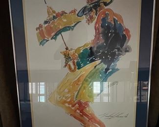 JAZZ MUSICIAN WATERCOLOR  1 OF 2 MICHAEL SMIROLDO