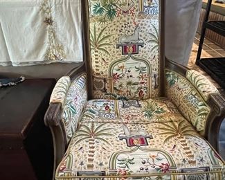 PAIR OF RETRO CHAIRS WITH NEW UPHOLSTERY